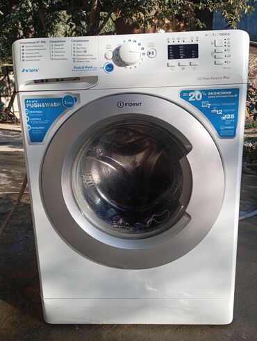 регистратор на авто: Стиральная машина Indesit, Б/у, Автомат, До 7 кг, Компактная