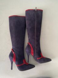 Toy paltarları və aksesuarları: Çəkmə, Ölçü: 37, rəng - Göy, Yeni