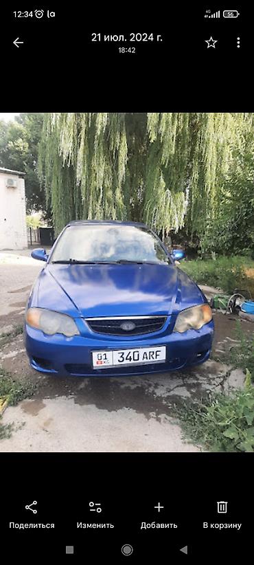 shuma: Kia Cerato: 2002 г., 1.6 л, Механика, Бензин, Седан — 6