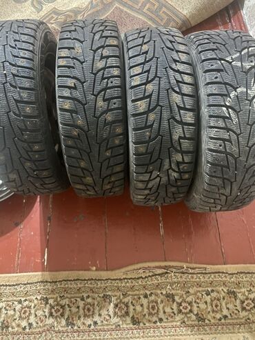 шины зимние на спринтер: Дөңгөлөктөр монтажда 175 / 65 / R 14, Winter stud, Комплект, Жеңил унаалар, Темир, тешиктери - 5