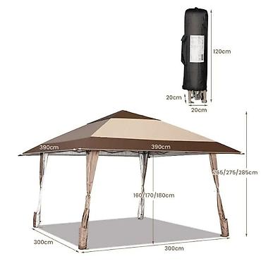 prohromski sto: Paviljon sa mehanizmom za sklapanje 3,9 x 3,9 m - 21.200 din Krov od — 2