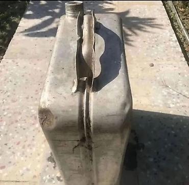 yanacaq çəni: Metal yanacaq bidonu - Material: qalın metaldan (dəmirdən) — 2