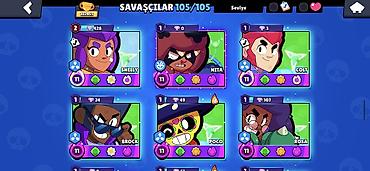 buji: Brawl Stars hesabı – tam kolleksiya, yüksək kuboklar və zəngin — 3