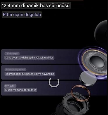 Qulaqcıqlar: Yeni Simsiz (Bluetooth) Qulaqcıqlar, Realme, rəng - Qara — 3