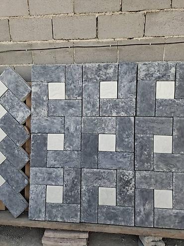 Тротуарная плитка: Брусчатка под мрамор - Материал: вибролитая тротуарная плитка «под — 5
