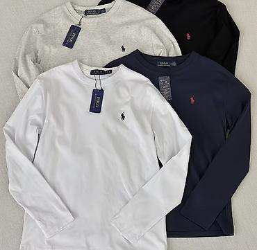 Футболки: Məhsul: Uzunqollu kişi köynəyi (crew-neck) – Polo Ralph Lauren loqolu — 1