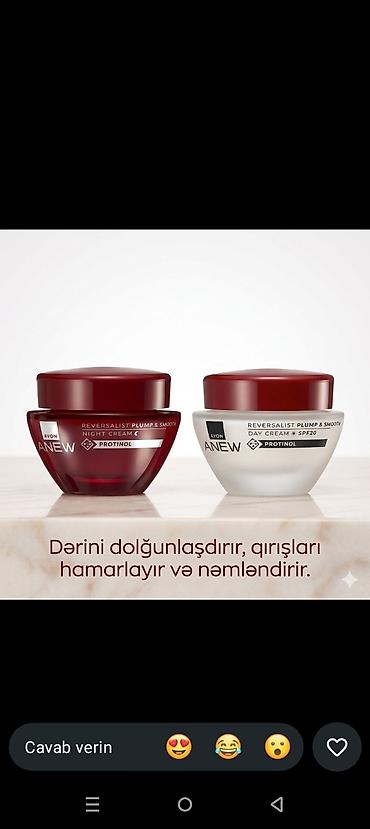 AVON məhsulları – seçilmiş qulluq və ətir dəstləri 1) Anew
