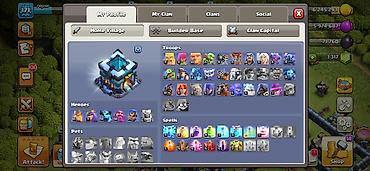 Digər oyun və konsollar: 6 illik Clash of Clans hesabıdır. 171 səviyyə bələdiyyə 13 max — 6
