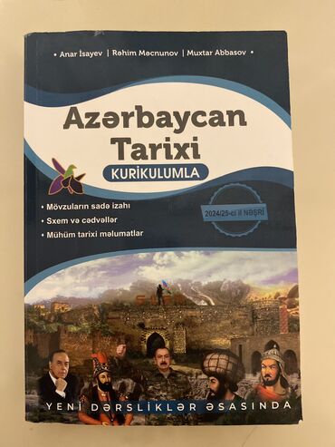 1 ci sinif azerbaycan dili kitabi yukle: Azərbaycan Tarixi 11-ci sinif, 2024 il, Pulsuz çatdırılma