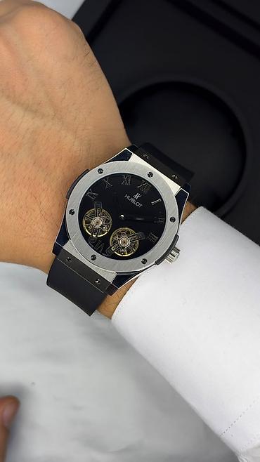 3d saatlar: Yeni, Qol saatı, Hublot, rəng - Qara — 1
