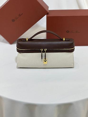 Çantalar: Loro Piana üslubunda zərif dəri çanta - Material: yüksək keyfiyyətli — 1