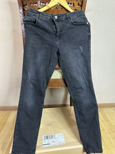 турецкая обувь из натуральной кожи: Мужские джинсы CWJEANS - Цвет: графитовый/тёмно‑серый, эффект лёгкого