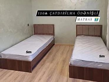 Yeni, Təknəfərlik çarpayı, Bazasız, Matras ilə, Siyirməsiz, Azərbaycan lalafo.az -da Yeni, Təknəfərlik çarpayı, Bazasız, Matras ilə, Siyirməsiz, Azərbaycan