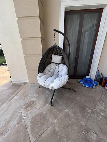Mebel: Açıq hava mebel dəsti – rattan üslubunda - Günəşlənmə şezlonqları: 4 — 4