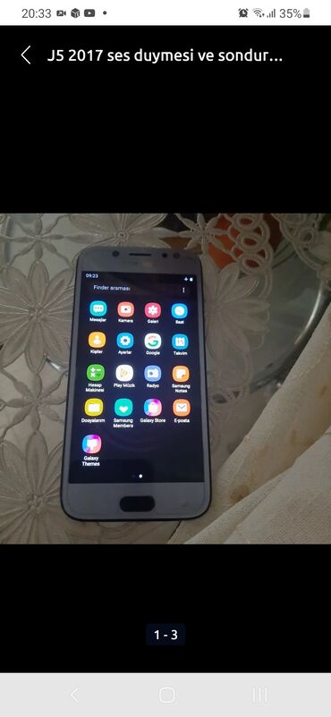 telefon ekrani: Samsung Galaxy J5, 16 ГБ, цвет - Серебристый, Сенсорный, Отпечаток пальца, Две SIM карты