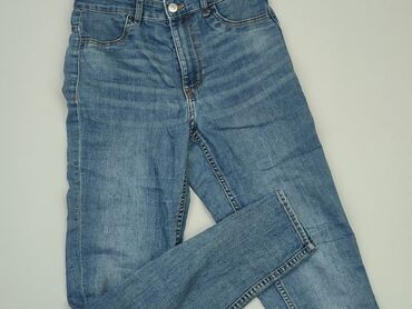 sukienki jeansowa z paskiem: Jeansy, H&M, S, stan - Dobry