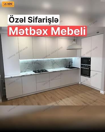 3d saat: Özəl sifarişlə mətbəx mebeli – müasir, minimal dizayn - — 1