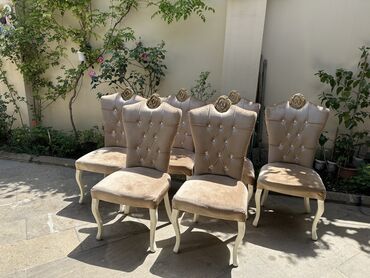 yeni mebel: Б/у, Стол и стулья