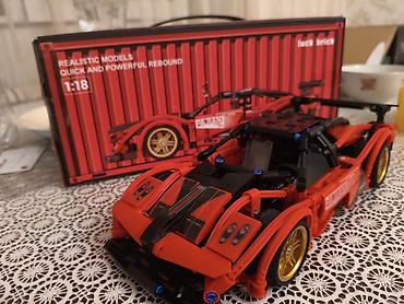 LEGO tipli konstruktor dəstləri: Əla vəziyyətdə, tam yığılmış və qutusu ilə birlikdə Lego maşını — 25 — 1