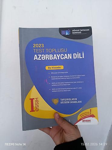 Testlər: Azərbaycan dili Testlər 11-ci sinif, DİM, 1-ci hissə, 2024 il — 1