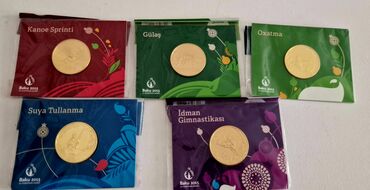Sikkələr: Bakı 2015 olimpiya oyunları qəpikler kompilekt set. 150 manat