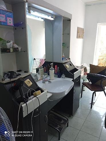 salon çanağı: Peşəkar bərbər/saç ustası masası – güzgülü və çanaqlı - İki tərəfli — 2