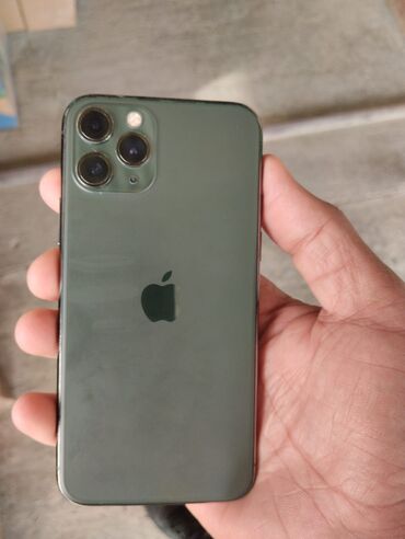 apple 17 pro qiymeti: IPhone 11 Pro, 64 GB, Alpine Green, Simsiz şarj, Face ID