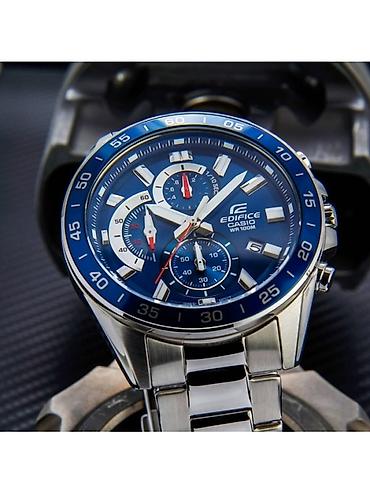 бу чехол: CASIO Edifice хронограф, мужские наручные часы (оригинал) - Серия — 3