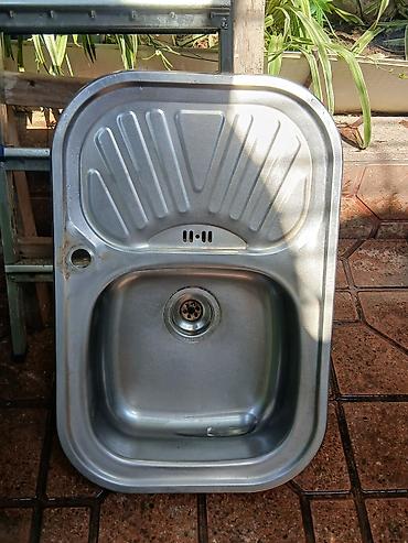 Mətbəx üçün paslanmayan poladdan birqablı lavabo + qurutma səthi