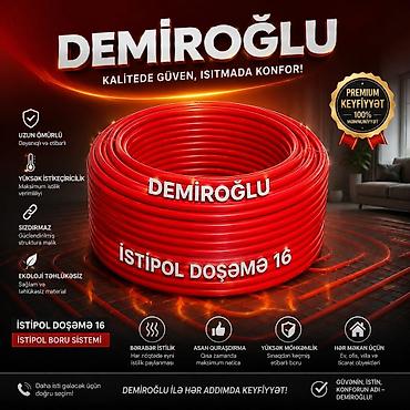 plastik truba: İsti pol borusu, Yeni, Ödənişli quraşdırma — 1