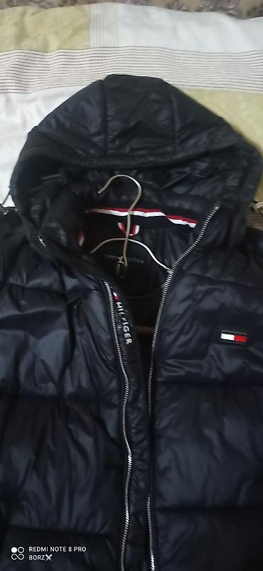 Пуховик Tommy Hilfiger, мужской - Цвет: черный, матовый с легким