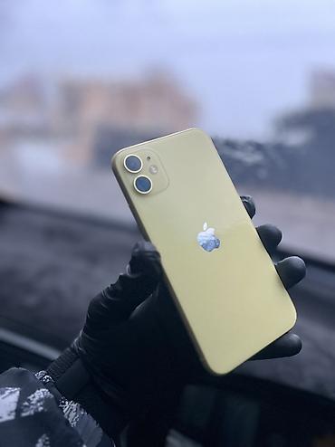 Apple iPhone: IPhone 11, Б/у, 64 ГБ, Желтый, 78 % — 1