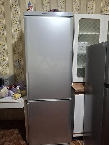 lg pult: Холодильник LG Express Cool, двухкамерный, серебристого цвета. СРОЧНО — 1