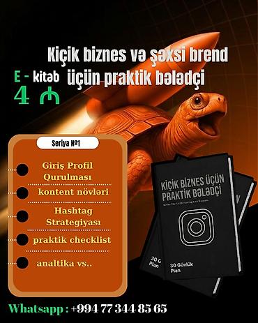 boltun nomresi: Məhsul: “Kiçik biznes və şəxsi brend üçün praktiki bələdçi” E‑kitab — 1