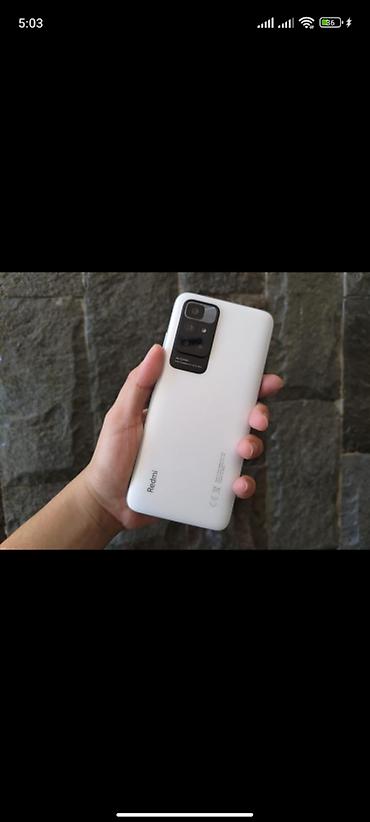 xiaomi mix fold: Redmi 10, 128 GB, rəng - Ağ, Düyməli, Sensor, Barmaq izi — 1