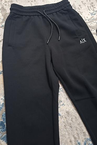 Личные вещи: Мужской спортивный костюм, L, Armani, Б/у, цвет - Черный, Платная доставка — 5