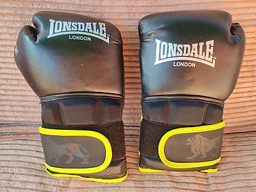 Borilački sportovi: Lonsdale X-Lite bokserske rukavice Black/Lime – NOVE Prodajem nove — 2