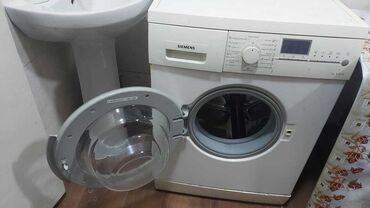 Paltaryuyan maşınlar: Paltaryuyan maşın Siemens, 5 kq, Avtomat, Qurutmasız, Kredit yoxdur