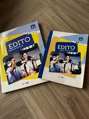 Kitablar və jurnallar: Məhsul: Édito – Méthode de français A1 dəsti Tərkib: - Dərslik: Édito — 1