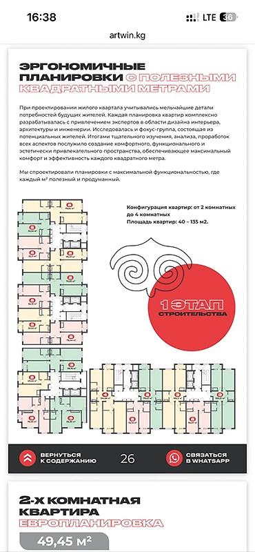 Новостройки от застройщика: Строится, Элитка, 2 комнаты, 79 м² — 4
