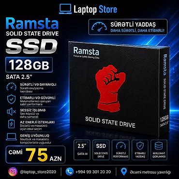 sərt disk: 🚀 Ramsta 128GB SSD SATA 2.5 – Kompüterinizi Sürətləndirin! — 1