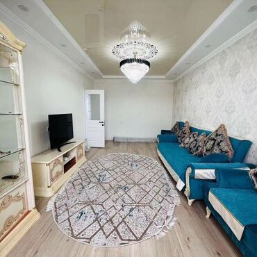 kurs kg bishkek: 3 комнаты, 90 м², 106 серия улучшенная, 9 этаж, Евроремонт