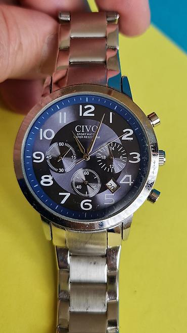 q12 pametni sat: CIVO muški sportski sat – model 8299 - Kućište i narukvica od metala — 3