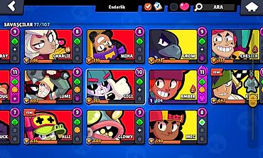 uz maska: Brawl Stars hesabı – yüksək trofeyli və zəngin məzmunlu - Ümumi — 2