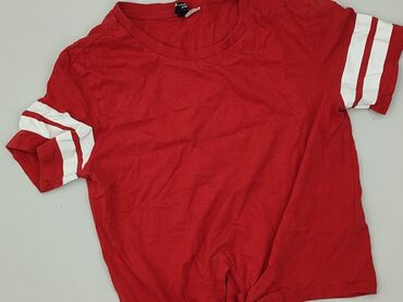 czerwone legginsy push up: H&M Divided, Women`s T-shirt, size XS (EU 34)