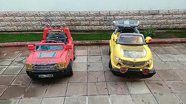 uşaq maşn: Uşaq elektrik avtomobilləri – 2 model birlikdə - Model 1: Qırmızı — 4