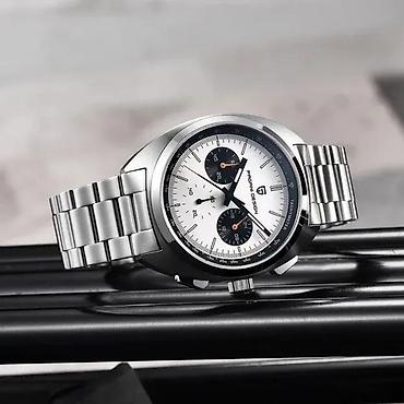 Ručni satovi: PAGANI DESIGN PD-1782 - 39mm - Bela Potpuno nov muški sat PAGANI — 4