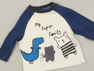 klapki dla dziewczynki 27: Sweatshirt, 3-6 months, condition - Good