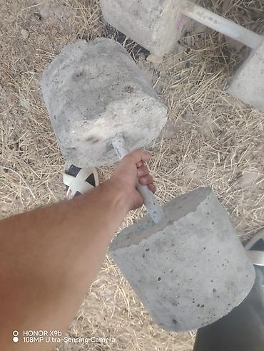idmana aid şəkillər cəkmək: Beton qantel dəsti(Endirim olacaq!) - Material: hər iki tərəfi bərk — 2