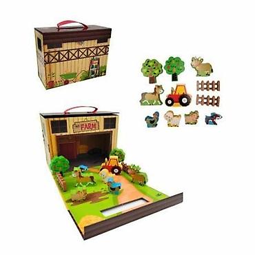 toys: Drveni farma set sa životinjama 11/71662-50 Omogućite detetu zabavnu — 1